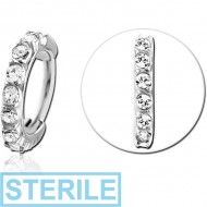 STERILE SURGICAL STEEL JEWELLED MULTI PURPOSE CLICKER PIERCING