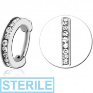 STERILE SURGICAL STEEL JEWELLED MULTI PURPOSE CLICKER PIERCING