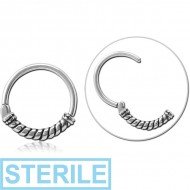 STERILE SURGICAL STEEL HINGED CLICKER - BIG ROPE