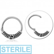 STERILE SURGICAL STEEL HINGED CLICKER - BALI AND ROPE