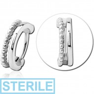 STERILE SURGICAL STEEL MULTI PURPOSE CLICKER PIERCING