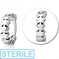 STERILE SURGICAL STEEL MULTI PURPOSE CLICKER - STAR PIERCING