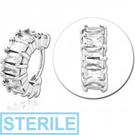 STERILE SURGICAL STEEL JEWELLED MULTI PURPOSE CLICKER PIERCING