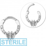 STERILE SURGICAL STEEL JEWELLED MULTI PURPOSE CLICKER PIERCING