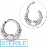 STERILE SURGICAL STEEL JEWELLED MULTI PURPOSE CLICKER PIERCING