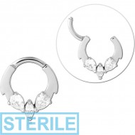 STERILE SURGICAL STEEL JEWELLED MULTI PURPOSE CLICKER PIERCING