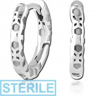 STERILE SURGICAL STEEL HUGGIES PAIR