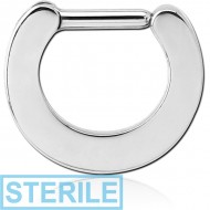 STERILE SURGICAL STEEL HINGED SEPTUM CLICKER