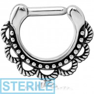 STERILE SURGICAL STEEL SEPTUM CLICKER