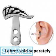 STERILE SURGICAL STEEL TRAGUS WRAP - WING