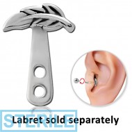 STERILE SURGICAL STEEL TRAGUS WRAP - LEAF