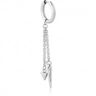 316L SURGICAL STEEL STERILE FASHION HOOP EARRING