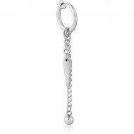 316L SURGICAL STEEL STERILE FASHION HOOP EARRING