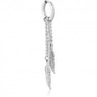 316L SURGICAL STEEL STERILE FASHION HOOP EARRING