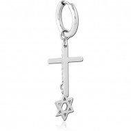 316L SURGICAL STEEL STERILE FASHION HOOP EARRING