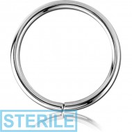 STERILE STERLING SILVER 925 SEAMLESS RING PIERCING