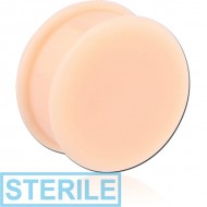 STERILE SILICONE DOUBLE FLARED PLUG