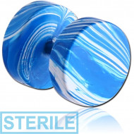 STERILE SURGICAL STEEL NEON FAKE PLUG