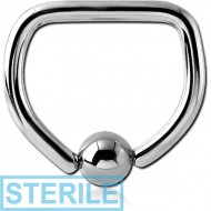 STERILE TITANIUM BALL CLOSURE D-RING