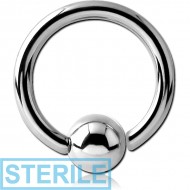 STERILE TITANIUM FIXED BEAD RING