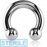 STERILE TITANIUM INTERNALLY THREADED CIRCULAR BARBELL