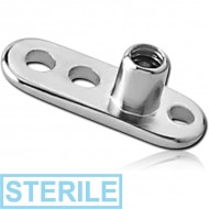 STERILE TITANIUM INTERNALLY THREADED DERMAL ANCHOR PIN 2.5X7.5