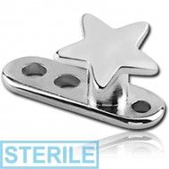 STERILE TITANIUM INTERNALLY THREADED DERMAL ANCHOR WITH STAR