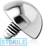 STERILE TITANIUM HALF BALL FOR 1.6MM INTERNALLY THREADED PINS