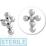 STERILE TITANIUM MICRO ATTACHMENT FOR 1.2MM INTERNALLY THREADED PINS