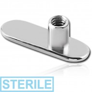 STERILE TITANIUM INTERNALLY THREADED PLAIN DERMAL ANCHOR PIN