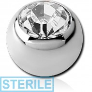 STERILE TITANIUM VALUE CRYSTAL JEWELLED BALL