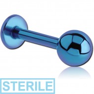 STERILE ANODISED TITANIUM LABRET PIERCING