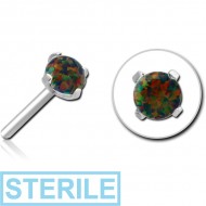 STERILE TITANIUM SYNTHETIC OPAL THREADLESS ATTACHMENT - ROUND