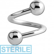 STERILE TITANIUM BODY SPIRAL PIERCING