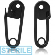 STERILE UV ACRYLIC EAR STUDS PAIR - SAFETY PIN