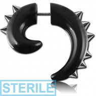 STERILE UV ACRYLIC FAKE EAR SPIRAL WITH SPIKES