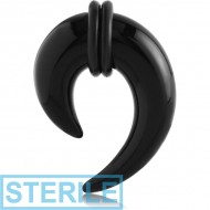 STERILE UV ACRYLIC TRIBAL CLAW PIERCING