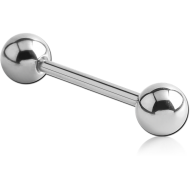 18K WHITE GOLD MICRO BARBELL