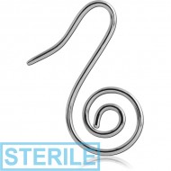 STERILE SURGICAL STEEL FISH HOOK-THAI SPIRAL