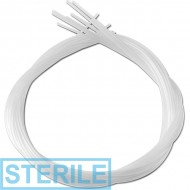 STERILE BIOFLEX MULTI USE TUBE FOR PUSH FIT AND 1.2 MM INTERNAL ATTACHMENTS SOLD PER HALF METER PIERCING