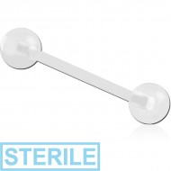 STERILE BIOFLEX BARBELL WITH UV ACRYLIC BALLS PIERCING