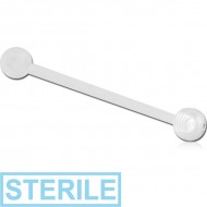 STERILE BIOFLEX BALL ENDED BARBELL WITH UV ACRYLIC BALL PIERCING