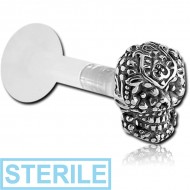 STERILE BIOFLEX INTERNAL LABRET WITH SURGICAL STEEL ATTACHMENT