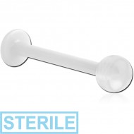 STERILE BIOFLEX LABRET WITH UV ACRYLIC BALL PIERCING