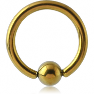ANODISED SURGICAL STEEL BALL CLOSURE RING PIERCING