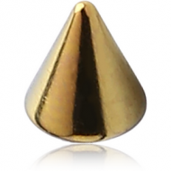 ANODISED SURGICAL STEEL CONE PIERCING