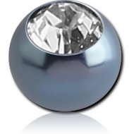 ANODISED SURGICAL STEEL VALUE CRYSTAL JEWELLED BALL