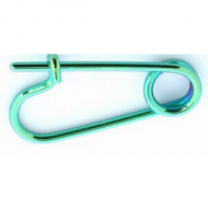 ANODISED SURGICAL STEEL SAFETY PIN