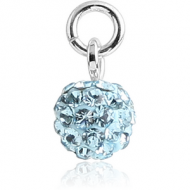 CRYSTALINE JEWELLED BALL CHARM