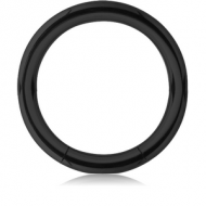 BLACK PVD COATED SURGICAL STEEL SMOOTH SEGMENT RING